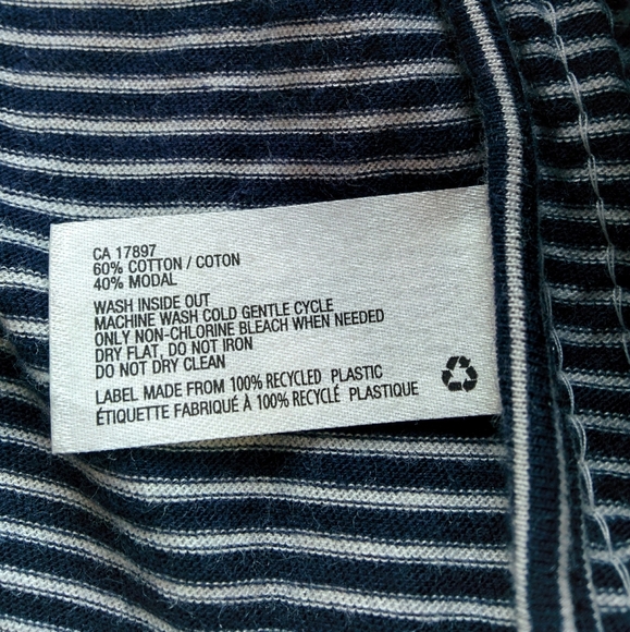 Gap Striped Tee with Sequins, Size M - Picture 6 of 6